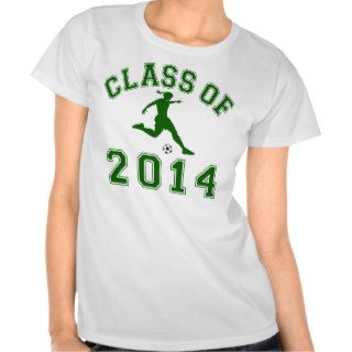 Class Of 2014 Girl Soccer Tee Shirts