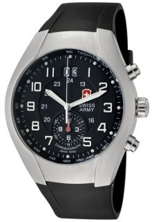 Swiss Army 24133  Watches,Mens ST 2500 Chronograph Black Dial Black Rubber, Chronograph Swiss Army Quartz Watches