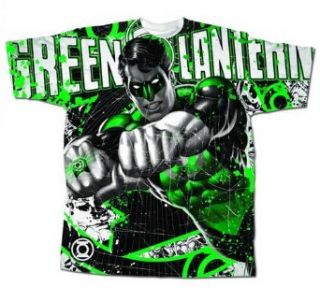 Green Lantern Hal Jordan Graffiti DC Comics Superhero Comic Book Adult T Shirt Tee Movie And Tv Fan T Shirts Clothing