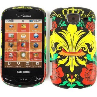 For Samsung Brightside U380 Royal Badge Roses Matte Texture Case Accessories Cell Phones & Accessories