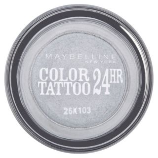 Maybelline New York Eyestudio Colour Tattoo 24 Hour Cream Gel Shadow   Eternal Silver 50      Health & Beauty