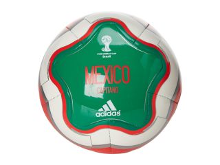 adidas OLP 14 Capitano Mexico Soccer Ball Twili Green/Poppy/White