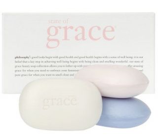 philosophy state of grace luxury soap collection —
