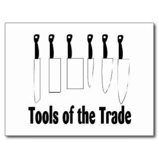 Tools Of The Trade Knives Post Card