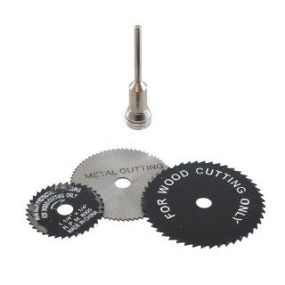 4pc. Saw Blade Set with Mandrel   Circular Saw Accessories  