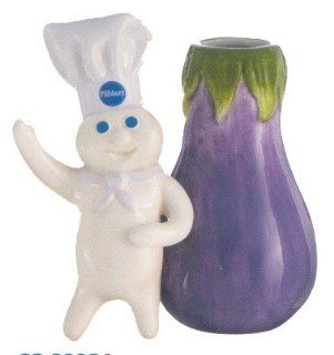 Pillsbury Doughboy Ceramic Eggplant Vase Toys & Games