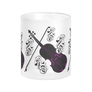 Violin,Rocking love_ Mugs