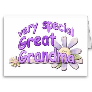 Very Special Great Grandma Design Cards
