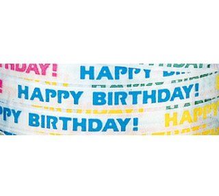 Happy Birthday Curling Ribbon Gift Wrap Packages Balloons [Health and Beauty] Health & Personal Care