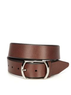 Pebbled Leather Belt by Bruno Magli