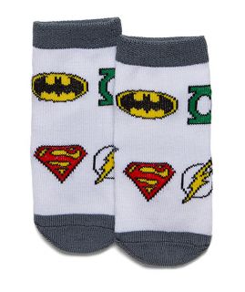 Justice League Infant Socks 6 Pack
