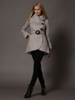 Soia & Kyo   CLAIRE COTTON BELTED JACKET by Soia & Kyo