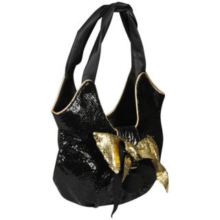Irregular Choice Delilah Slouch Bag   Black/Gold      Womens Accessories