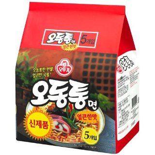 Odongtong Ramen (오동통면) [5 packs]  Ramen Noodles  Grocery & Gourmet Food