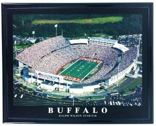 NFL Framed Football Buffalo Bills Ralph Wilson Stadium Wall Art F7568A  
