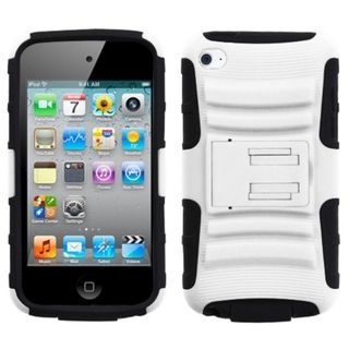 BasAcc White/ Black Armor Stand Case for Apple iPod Touch Generation 4 BasAcc Cases
