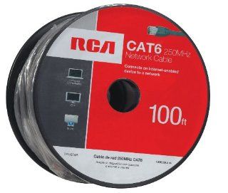 RCA 100 Feet Cat6 Network Cable (TPH634R) Computers & Accessories
