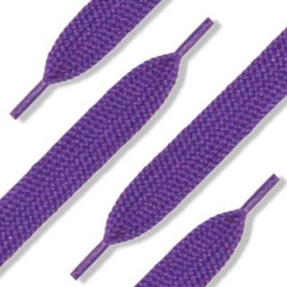 Thick Fat Skater Shoelaces for Sneakers, Boots and Shoes   by NYC Laces (52" (132 cm), Purple) Shoes