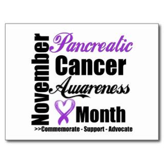 Pancreatic Cancer Awareness Month   Commemorate Post Card