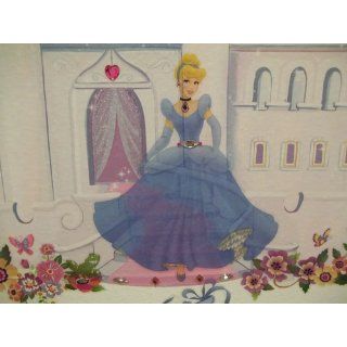 Roommates Rmk1470Scs Disney Princess Peel & Stick Wall Decals With Gems   Decorative Wall Appliques  
