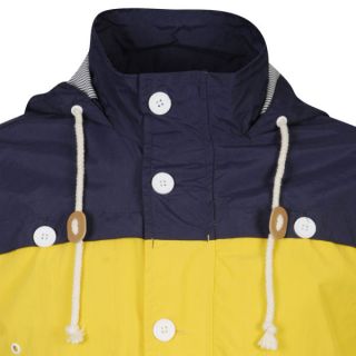 Brave Soul Mens Lloyd Jacket   Yellow/Navy      Clothing