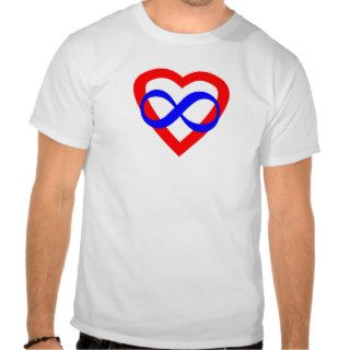 Polyamory Symbol   Infinite Love T shirt