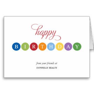 Birthday Bubbles Business Birthday Cards Greeting Cards