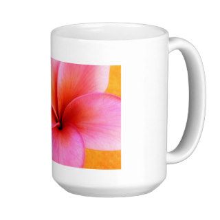 Pink Plumeria Frangipani Hawaii Flower Hawaiian Mug