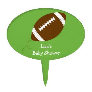 Sports Football Baby Shower Cake Topper