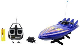Large High Speed 618 King Cruiser Electric RTR RC Boat Big Remote Control Quality RC Boat Powerful Dual Propellers Perfect for Lakes, Ponds, Rivers, and Pools Toys & Games