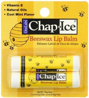 Chap Ice Bees Wax Lip Balm Stick, 24 Count Health & Personal Care