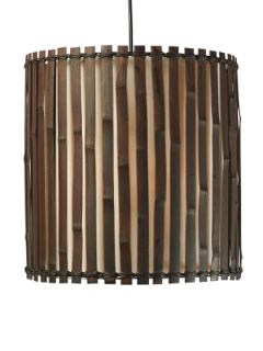 Everglade Dark Bamboo 1 Light Pendant by Design Craft