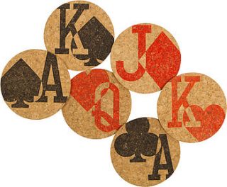 gamblers charm cork coasters by impulse purchase