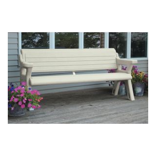 Otter Outdoors 6ft. Outdoor Bench — Sand  Benches