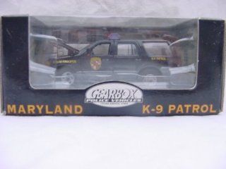 GEARBOX, 143 SCALE, DIE CAST METAL, MARYLAND STATE POLICE, K 9 PATROL, LIMITED EDITION FORD SUV Toys & Games