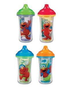 Sesame Street Insulated Sippy Cup Set of 4 by Munchkin