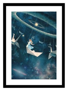 My Favourite Swing Ride by Paula Belle Flores (Framed) by Curioos