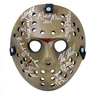 Friday the 13th Jason Vorhees Cast Autographed Mask Limited Edition of Only 75 at 's Entertainment Collectibles Store