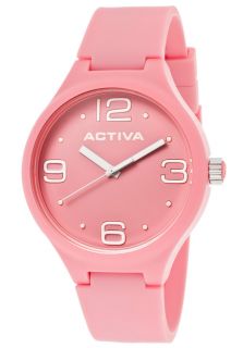 Activa AA101 002  Watches,Womens Pink Dial Pink Polyurethane, Casual Activa Quartz Watches
