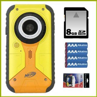 Nerf Digital Camcorder 640 X 480 Resolution with 1.8 inch LCD + 8GB SDHC + AAA Batteries Toys & Games