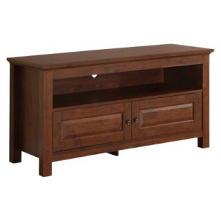 Walker Edison Wood TV Stand with Inside Storage
