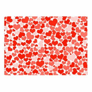 Red Hearts Background Photo Cut Outs