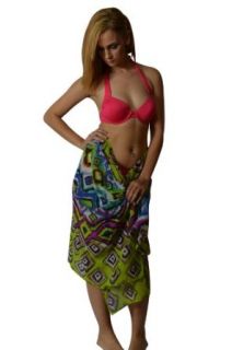 Colorful Ikat print Sarong Swimwear