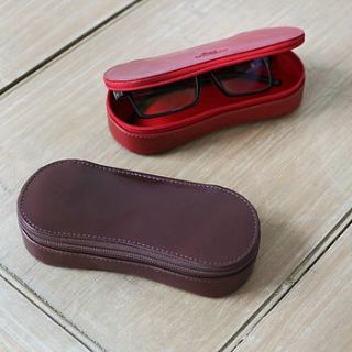 stylish leather glasses case by simply special gifts
