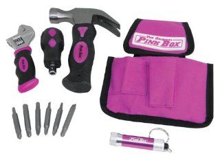 The Original Pink Box PB12SET 11 Piece Stubby Tool Set   Hand Tool Sets  