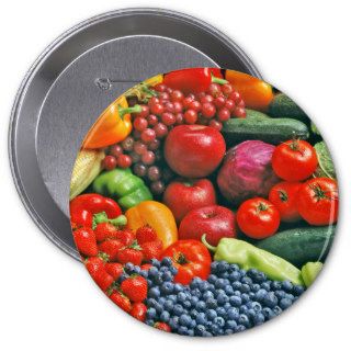 fruit & vegetables pin
