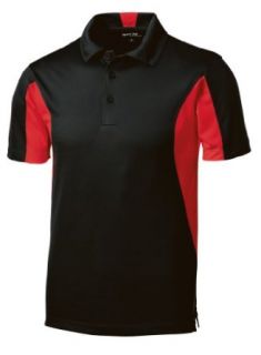 Sport Tek ST655 Mens Color Block Polo Shirt at  Mens Clothing store
