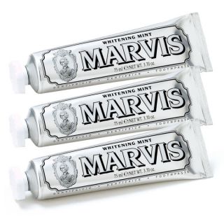 Marvis Whitening Mint Toothpaste Triple Pack (3 x 75ml)      Health & Beauty