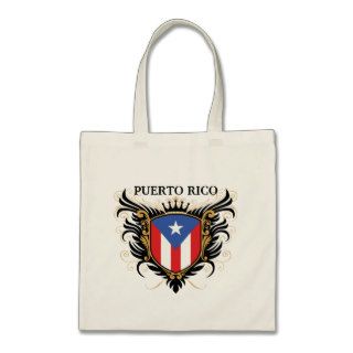 Puerto Rico [personalize] Canvas Bags