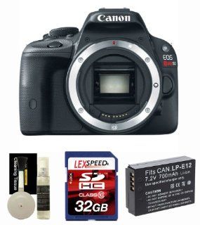 Canon SL1 Body + 32GB + Battery + Cleaning Kit  Slr Digital Cameras  Camera & Photo